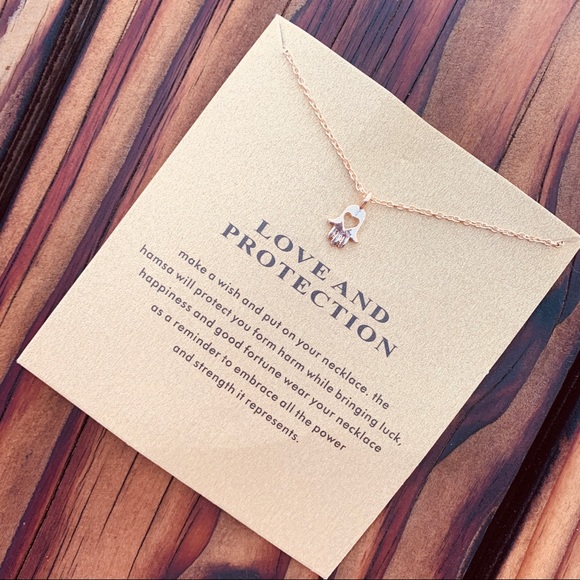 GOLD ♡ Love & Protection Necklace ♡ - Picture 4 of 4